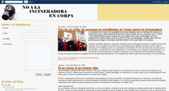 Desktop Screenshot of noalaincineradoraencorpa.blogspot.com