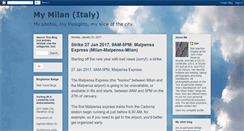 Desktop Screenshot of mymilanitaly.blogspot.com