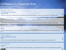 Tablet Screenshot of confessionsofavegetarianshark.blogspot.com