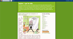 Desktop Screenshot of lejaimxlavida.blogspot.com