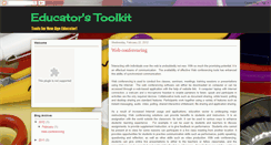 Desktop Screenshot of educatorstoolkit.blogspot.com