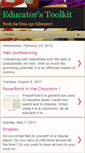 Mobile Screenshot of educatorstoolkit.blogspot.com