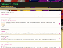 Tablet Screenshot of educatorstoolkit.blogspot.com