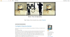 Desktop Screenshot of bowsandbandits.blogspot.com