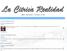 Tablet Screenshot of lacitricarealidad.blogspot.com