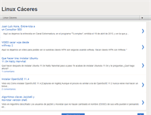 Tablet Screenshot of linuxcaceres.blogspot.com