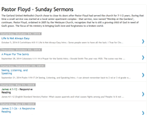 Tablet Screenshot of pastorfloyd.blogspot.com