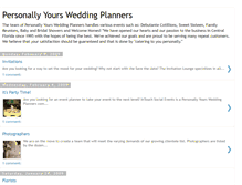 Tablet Screenshot of personallyyoursweddingplanners.blogspot.com