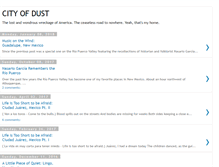 Tablet Screenshot of cityofdust.blogspot.com