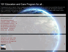 Tablet Screenshot of 101educare.blogspot.com