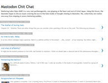 Tablet Screenshot of mastodonchitchat.blogspot.com