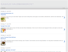 Tablet Screenshot of kaquushausmannskost.blogspot.com