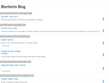 Tablet Screenshot of blenheimblog.blogspot.com