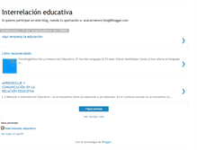 Tablet Screenshot of interrelacioneducativa.blogspot.com