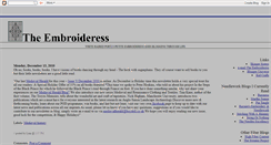 Desktop Screenshot of embroideress.blogspot.com