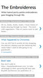 Mobile Screenshot of embroideress.blogspot.com