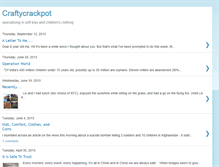 Tablet Screenshot of craftycrackpot.blogspot.com