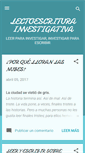 Mobile Screenshot of lectoinvescritura.blogspot.com