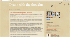 Desktop Screenshot of drunkthought.blogspot.com