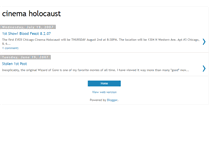 Tablet Screenshot of cinemaholocaust.blogspot.com