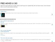 Tablet Screenshot of freemovie303.blogspot.com