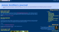 Desktop Screenshot of jonasbrothersfamily.blogspot.com