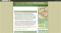 Desktop Screenshot of povandsocialdev.blogspot.com