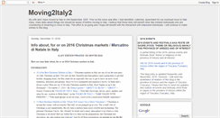 Desktop Screenshot of moving2italy2.blogspot.com