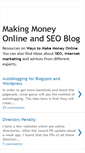 Mobile Screenshot of making-money-online-and-seo.blogspot.com