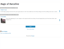 Tablet Screenshot of magicmarceline.blogspot.com