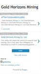 Mobile Screenshot of goldhorizen.blogspot.com