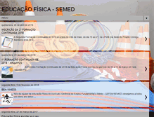 Tablet Screenshot of educacaofisicasemed.blogspot.com