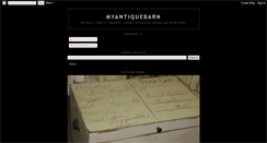 Desktop Screenshot of myantiquebarn.blogspot.com