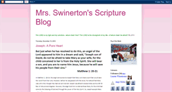 Desktop Screenshot of mrsswinertonsscriptureblog.blogspot.com