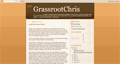 Desktop Screenshot of grassrootchris.blogspot.com