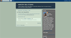 Desktop Screenshot of ministryideastudios.blogspot.com