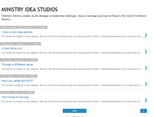 Tablet Screenshot of ministryideastudios.blogspot.com
