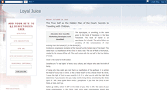 Desktop Screenshot of loyaljuice.blogspot.com