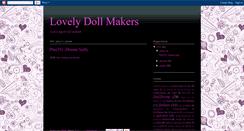 Desktop Screenshot of lovelydollmakers.blogspot.com