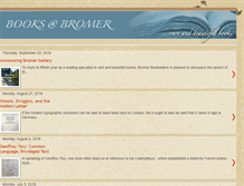 Tablet Screenshot of bromerbooksellers.blogspot.com