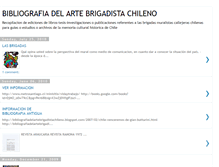 Tablet Screenshot of bibliografiadelartebrigadistachileno.blogspot.com