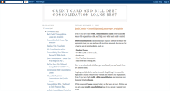 Desktop Screenshot of creditcardbilldebtconsolidationloanbe.blogspot.com