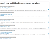 Tablet Screenshot of creditcardbilldebtconsolidationloanbe.blogspot.com