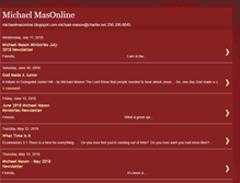 Tablet Screenshot of michaelmasonline.blogspot.com