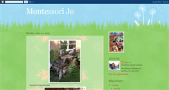 Desktop Screenshot of montessorijo.blogspot.com