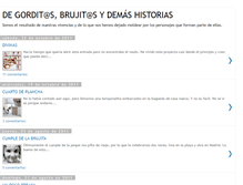 Tablet Screenshot of degorditosbrujitasydemashistorias.blogspot.com