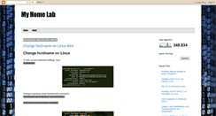 Desktop Screenshot of myhomelab.blogspot.com