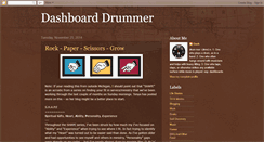 Desktop Screenshot of dashboarddrummer.blogspot.com