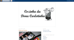 Desktop Screenshot of donacarlotinha.blogspot.com