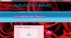 Desktop Screenshot of nurullicious-bakery.blogspot.com